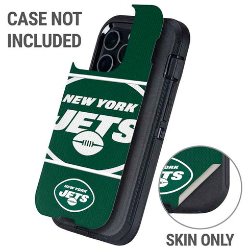 NFL New York Jets Zone Block Otterbox Defender iPhone Skin