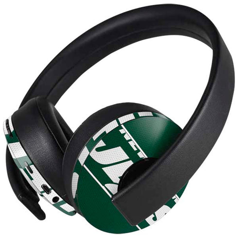 NFL New York Jets Zone Block PlayStation 4 Gold Wireless Headset Skin