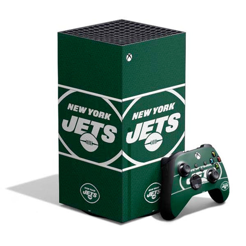 NFL New York Jets Zone Block XBox Series X Digital Edition Bundle Skin