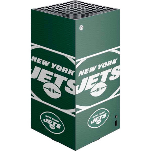 NFL New York Jets Zone Block XBox Series X Digital Edition Console Skin