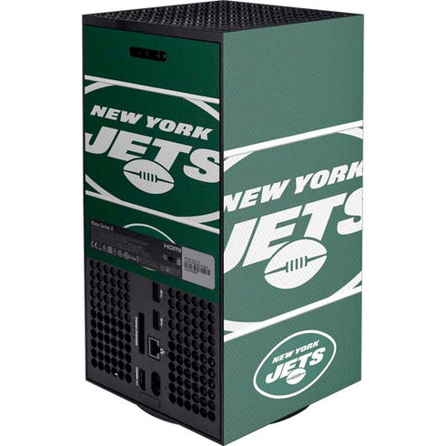 NFL New York Jets Zone Block XBox Series X Digital Edition Console Skin
