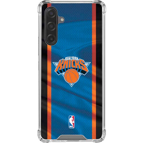 NBA New York Knicks Away Jersey Galaxy A17 Clear Case
