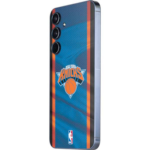 NBA New York Knicks Away Jersey Galaxy A35 5G Skin