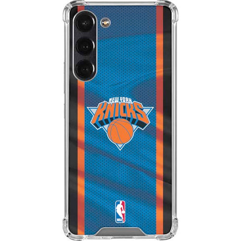 NBA New York Knicks Away Jersey Galaxy S24 FE Clear Case