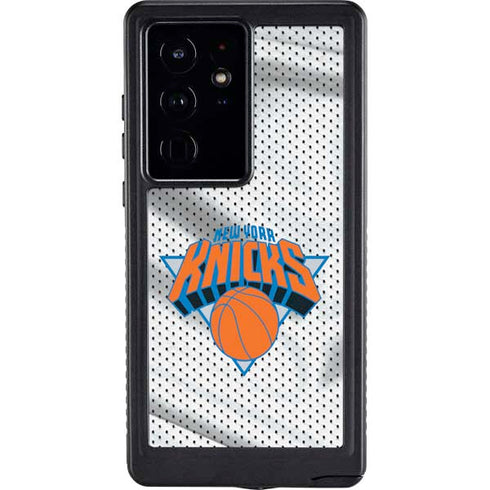 NBA New York Knicks Away Jersey Galaxy S24 Ultra Waterproof Case