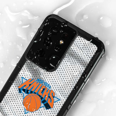 NBA New York Knicks Away Jersey Galaxy S24 Ultra Waterproof Case