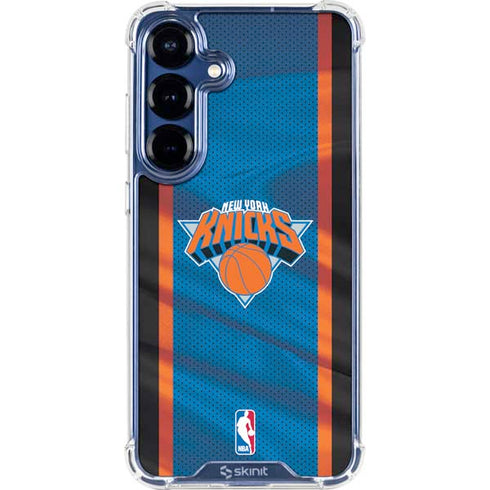 NBA New York Knicks Away Jersey Galaxy S25 Clear Case