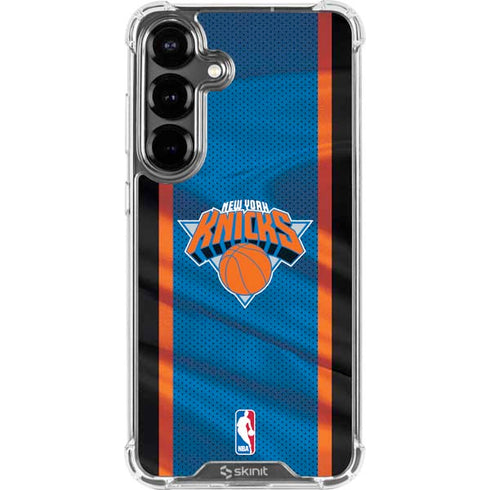 NBA New York Knicks Away Jersey Galaxy S26 Clear Case
