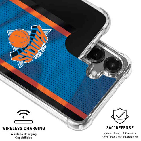 NBA New York Knicks Away Jersey Galaxy S26 Clear Case