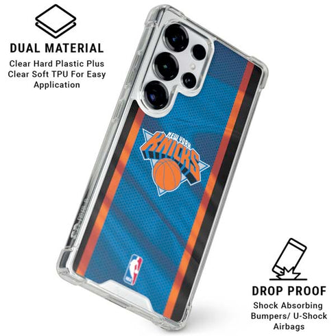 NBA New York Knicks Away Jersey Galaxy S26 Ultra Clear Case