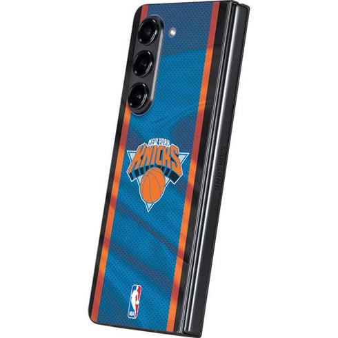 NBA New York Knicks Away Jersey Galaxy Z Fold5 5G Skin