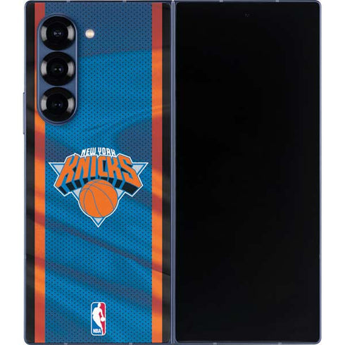 NBA New York Knicks Away Jersey Galaxy Z Fold6 Skin