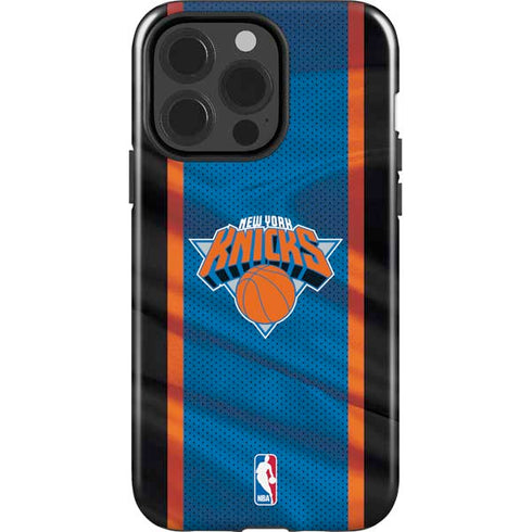 NBA New York Knicks Away Jersey iPhone 15 Pro Impact Case