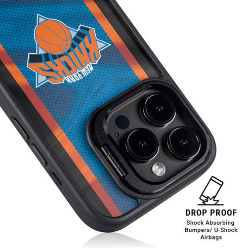 NBA New York Knicks Away Jersey iPhone 15 Pro Kickstand Case