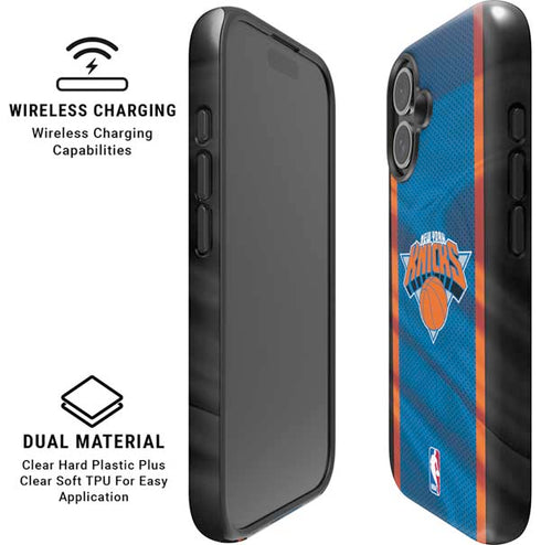 NBA New York Knicks Away Jersey iPhone 16 Magsafe Impact Case