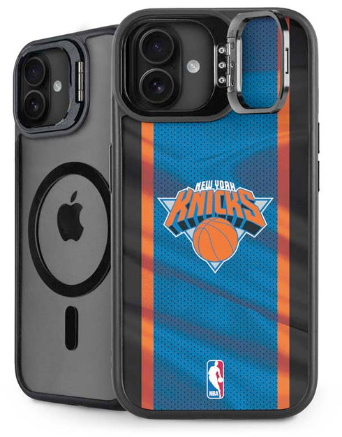 NBA New York Knicks Away Jersey iPhone 16 Plus Kickstand Case