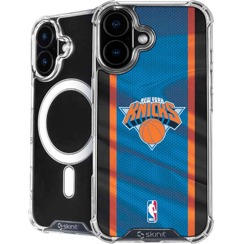 NBA New York Knicks Away Jersey iPhone 16 Plus MagSafe Case