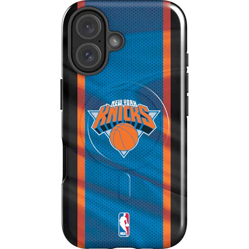 NBA New York Knicks Away Jersey iPhone 16 Plus Magsafe Impact Case