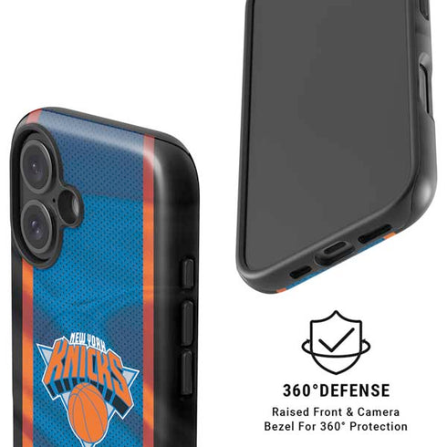 NBA New York Knicks Away Jersey iPhone 16 Plus Magsafe Impact Case