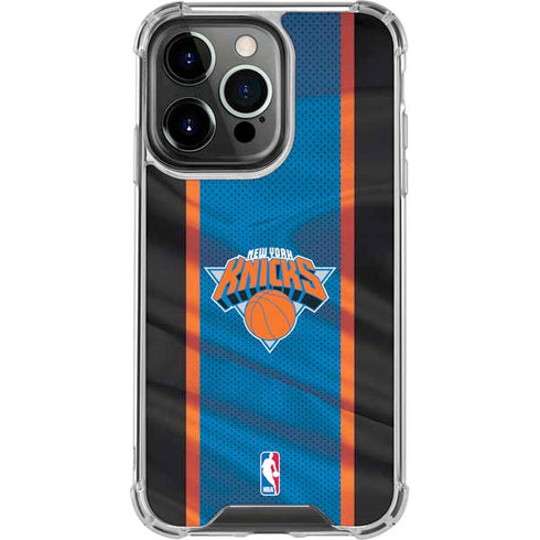 NBA New York Knicks Away Jersey iPhone 16 Pro Clear Case