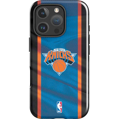 NBA New York Knicks Away Jersey iPhone 16 Pro Impact Case