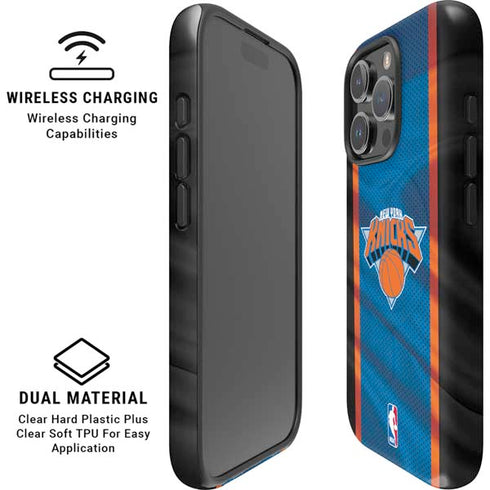 NBA New York Knicks Away Jersey iPhone 16 Pro Magsafe Impact Case