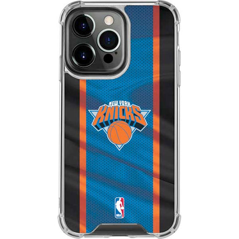 NBA New York Knicks Away Jersey iPhone 16 Pro Max Clear Case