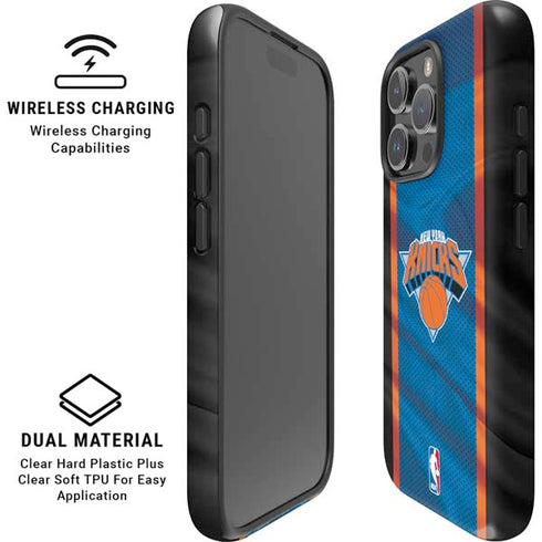 NBA New York Knicks Away Jersey iPhone 16 Pro Max Magsafe Impact Case