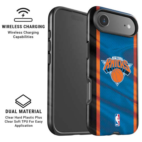 NBA New York Knicks Away Jersey iPhone 17 Air Magsafe Impact Case