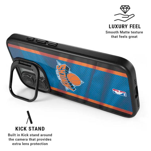 NBA New York Knicks Away Jersey iPhone 17 Kickstand Case