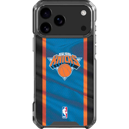 NBA New York Knicks Away Jersey iPhone 17 Pro Max Clear Case