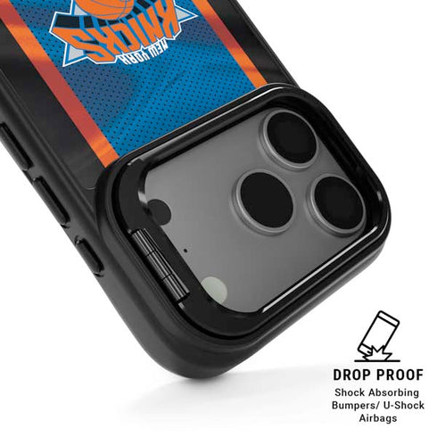 NBA New York Knicks Away Jersey iPhone 17 Pro Max Kickstand Case