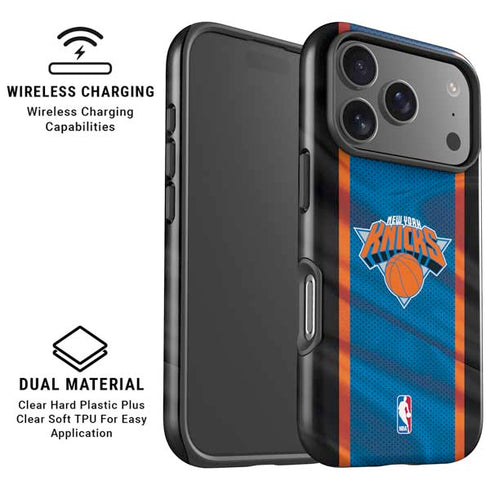 NBA New York Knicks Away Jersey iPhone 17 Pro Max Magsafe Impact Case