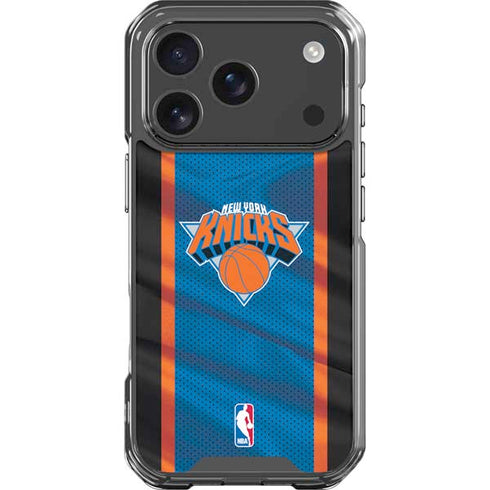 NBA New York Knicks Away Jersey iPhone 18 Pro Clear Case