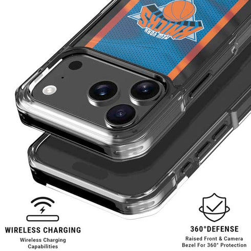 NBA New York Knicks Away Jersey iPhone 18 Pro Clear Case