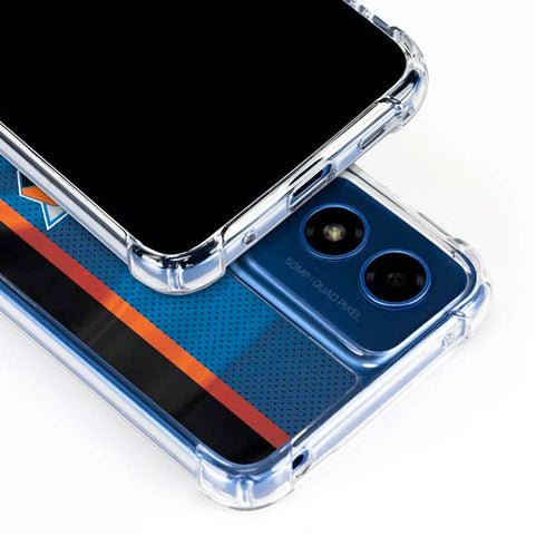 NBA New York Knicks Away Jersey Moto G 5G (2024) Clear Case
