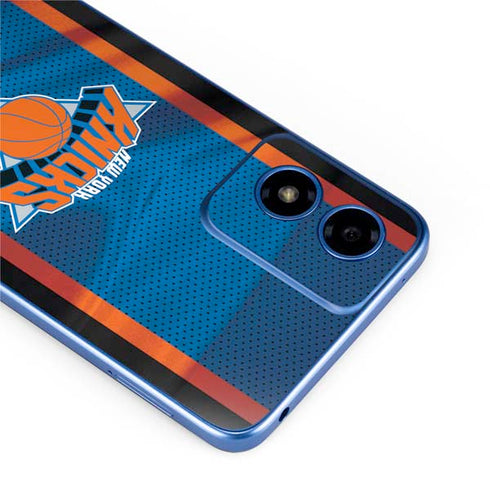 NBA New York Knicks Away Jersey Moto G Play 4G (2024) Skin