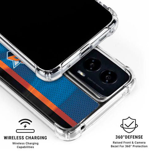 NBA New York Knicks Away Jersey Moto G Power 5G (2024) Clear Case