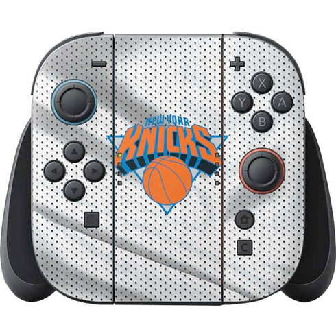 NBA New York Knicks Away Jersey Nintendo Switch 2 (2025) Joy-Con Controller Skin