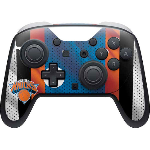 NBA New York Knicks Away Jersey Nintendo Switch 2 (2025) Pro Controller Skin