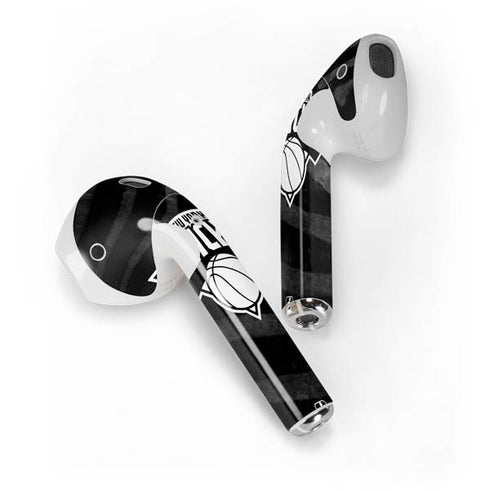 NBA New York Knicks Black Animal Print Apple AirPods Skin