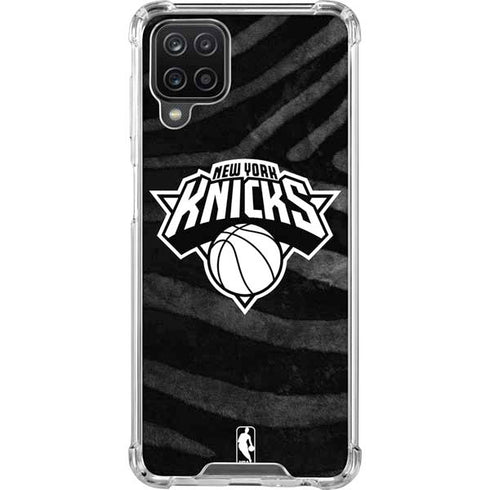 NBA New York Knicks Black Animal Print Galaxy Cases