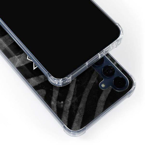 NBA New York Knicks Black Animal Print Galaxy A35 5G Clear Case