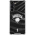 NBA New York Knicks Black Animal Print Galaxy S24 FE Clear Case