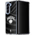 NBA New York Knicks Black Animal Print Galaxy Z Fold5 5G Clear Case