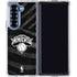 NBA New York Knicks Black Animal Print Galaxy Z Fold6 Clear Case