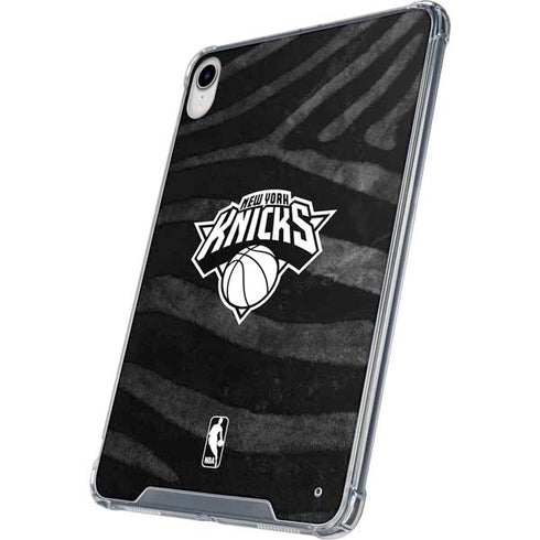 NBA New York Knicks Black Animal Print iPad 11th Gen (2025) Clear Case