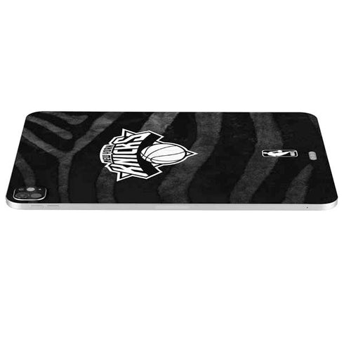 NBA New York Knicks Black Animal Print iPad Pro 13in M4 (2024) Skin