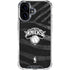NBA New York Knicks Black Animal Print iPhone 16 Clear Case