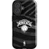 NBA New York Knicks Black Animal Print iPhone 16 Plus Impact Case